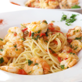 シーフードパスタ