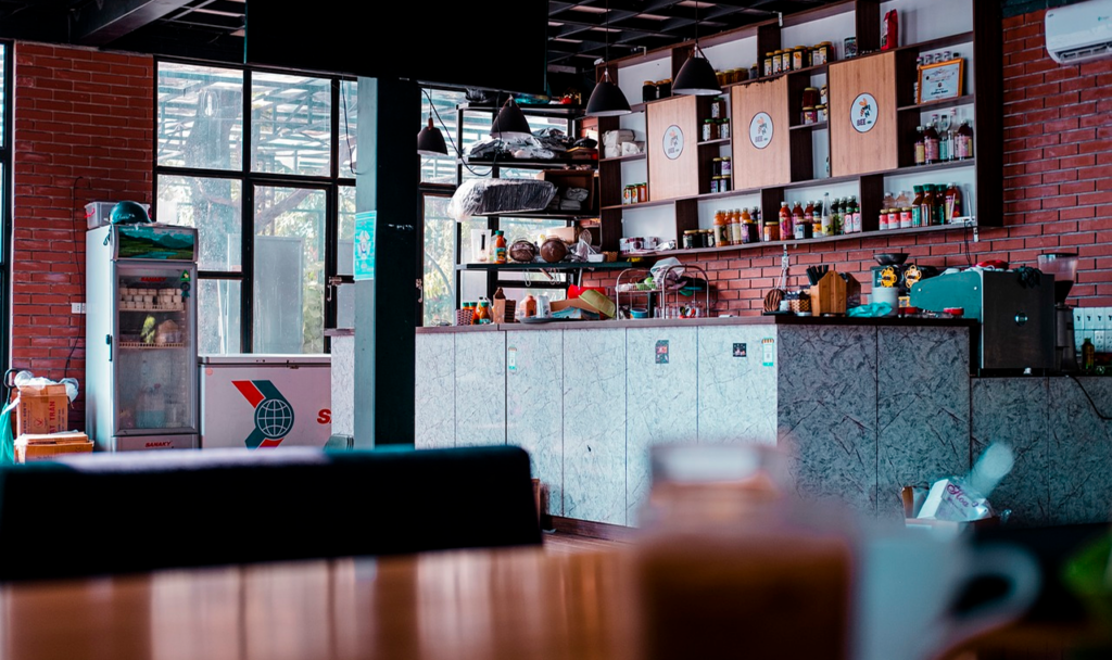 OPEN CAFE　中野店の店内